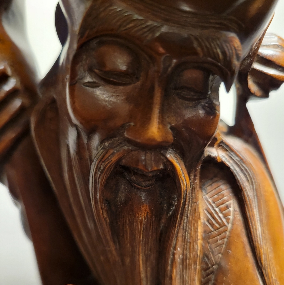 Carved Shoulao, God of Longevity